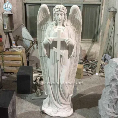 Sculpture en marbre Cimetière Statue d'ange Sculpture d'ange